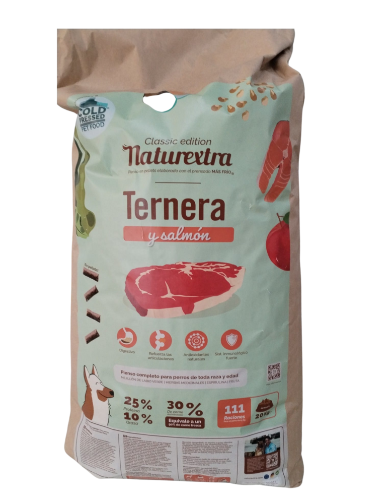 Naturextra Ternera con salmón